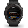Часы GARMIN FENIX 7X PRO – SAPPHIRE SOLAR EDITION CARBON GRAY DLC TITANIUM WITH BLACK BAND 010-02778-11