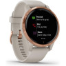 Часы GARMIN VENU ROSE GOLD STAINLESS STEEL BEZEL WITH LIGHT SAND CASE AND SILICONE BAND 10559
