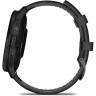 Смарт-часы GARMIN VENU 3 SLATE STAINLESS STEEL BEZEL WITH BLACK CASE AND LEATHER BAND 010-02784-52
